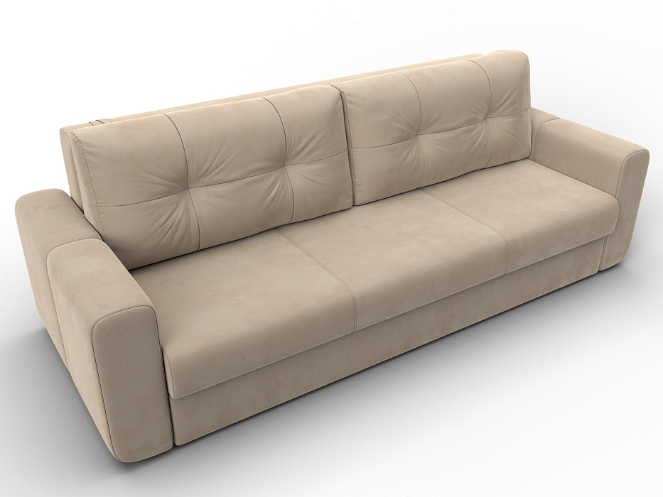 Диван прямой Лига-031 (seven 729 бежевый)