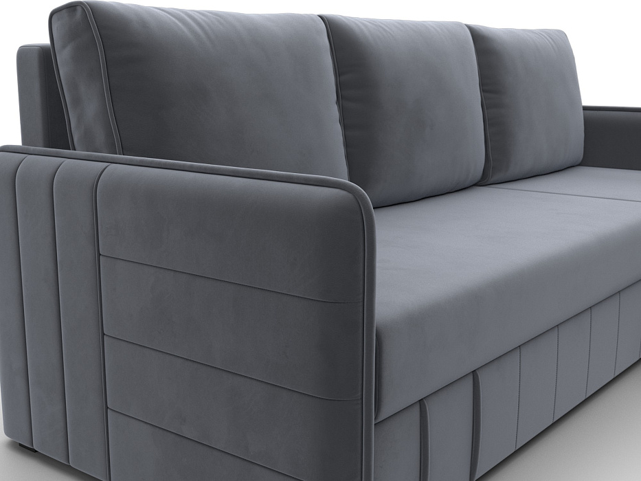 Диван угловой Слим угол универсальный (seven 17 серый)