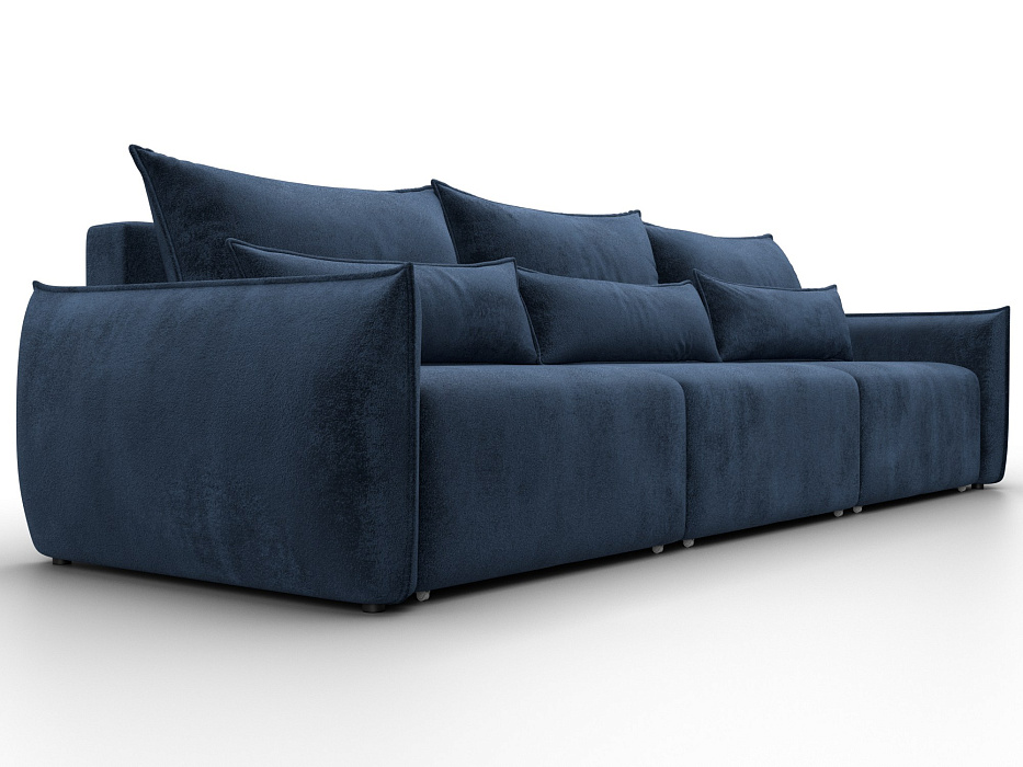 Диван прямой Лига-051 НПБ Лонг (tower 13 синий)