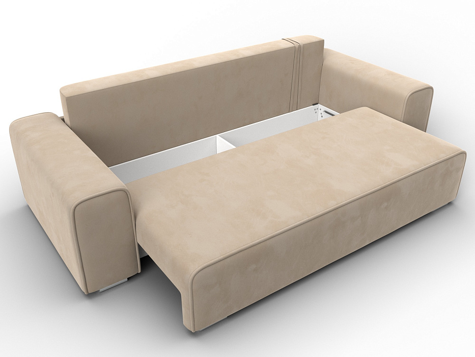 Диван прямой Лига-029 (seven 729 бежевый)