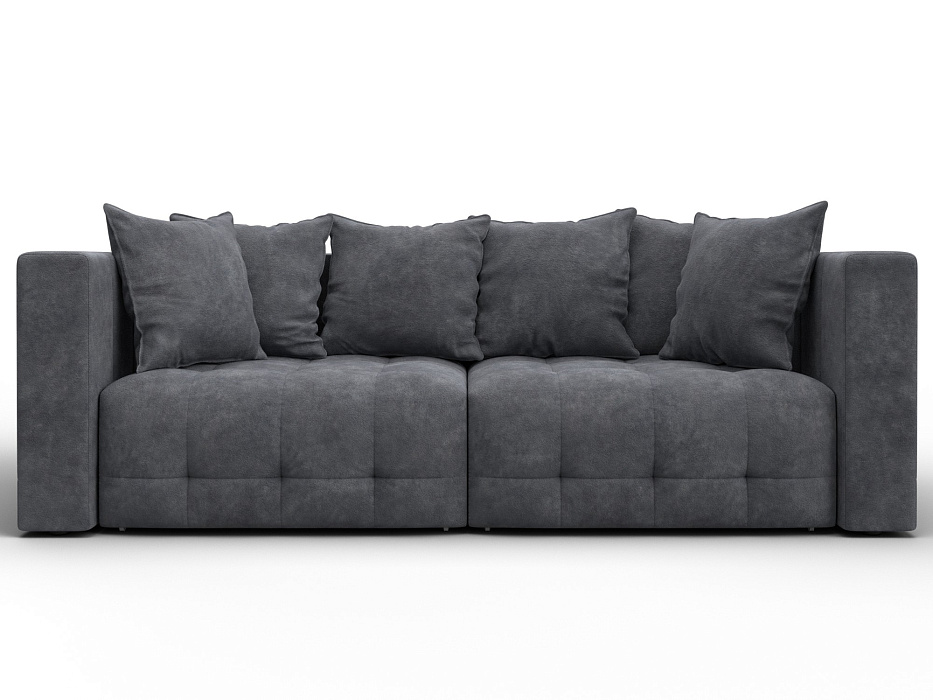 Диван прямой Лига-052 НПБ (brut 16 темно-серый)