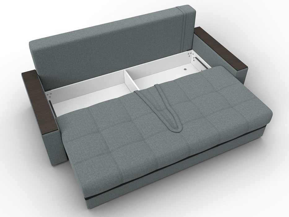 Диван прямой с декором Лига-096 НПБ фото в интернет-магазине Лига Диванов