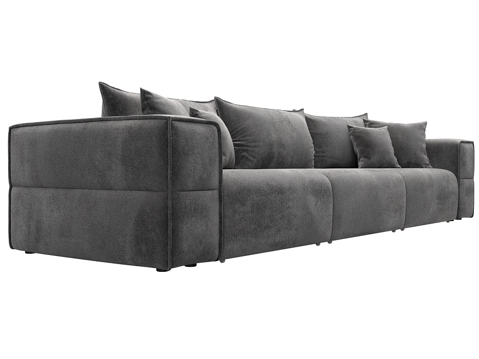 Диван прямой Лига-058 НПБ Лонг (tower 10 серый)