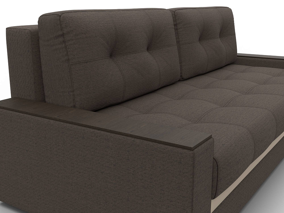 Диван прямой с декором Лига-096 НПБ фото в интернет-магазине Лига Диванов