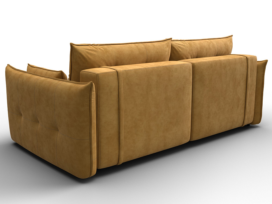 Диван прямой Лига-100 НПБ (brut 10 желтый)