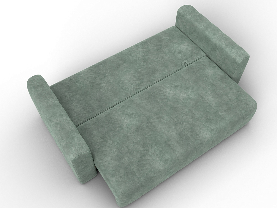 Диван прямой Лига-062 НПБ (велюр brut 08 зеленый)