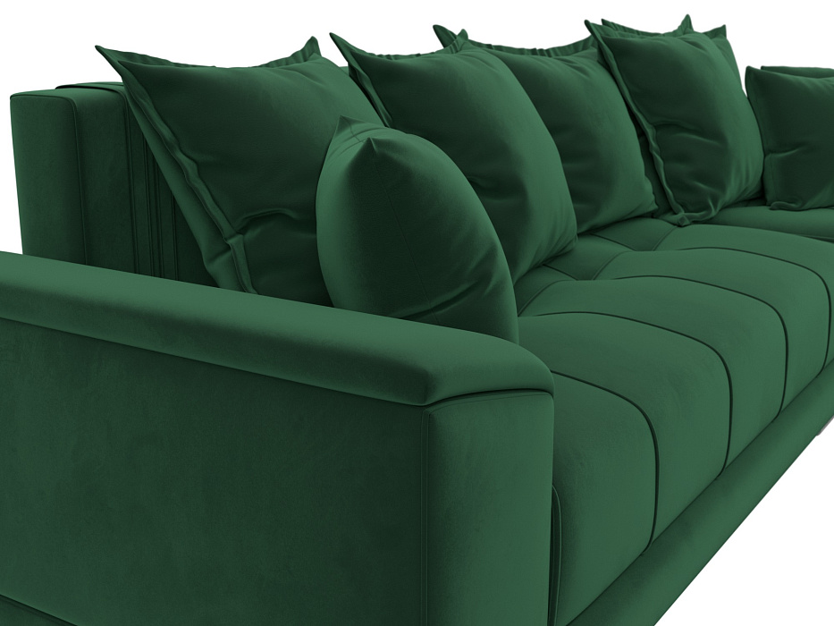 Диван угловой НордСтар правый угол (seven 626 зеленый)
