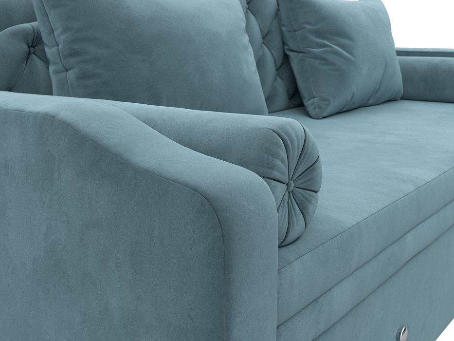 Диван детский прямой Сойер (seven 113 бирюзовый)