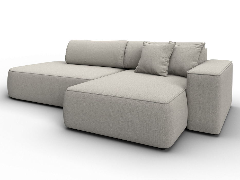 Диван угловой Лига-065 БП угол правый (амур 02 бежевый)