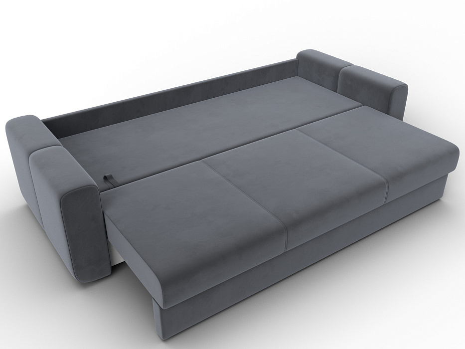 Диван прямой Лига-031 (seven 17 серый)