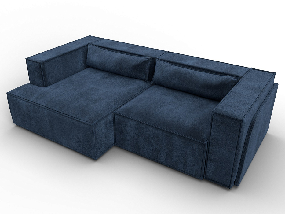 Диван угловой Лига-061 угол левый (tower 13 синий)