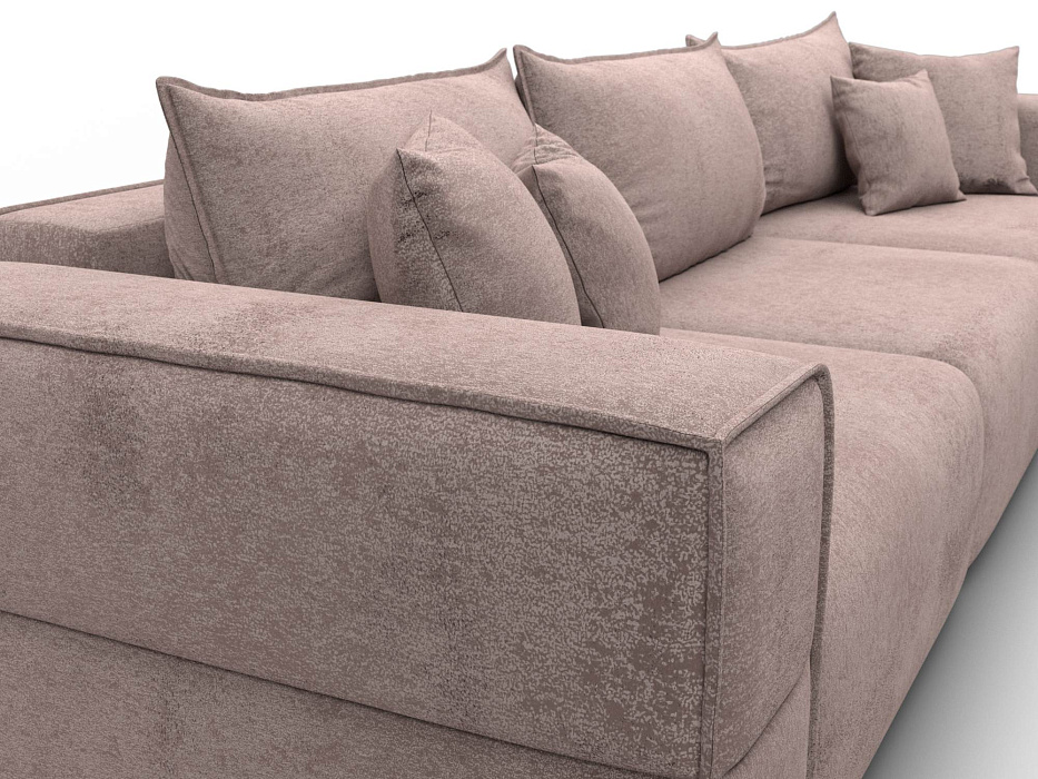 Диван прямой Лига-058 НПБ Лонг (tower 05 бежевый)