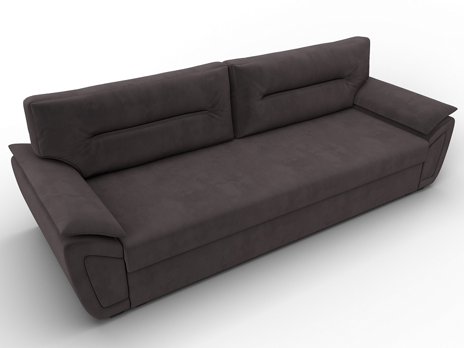 Диван прямой Нэстор Лайт (seven 727 коричневый)