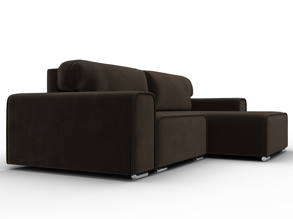 Диван угловой Лига-029 (коричневый)