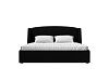 Интерьерная кровать Лотос 180 (черный)