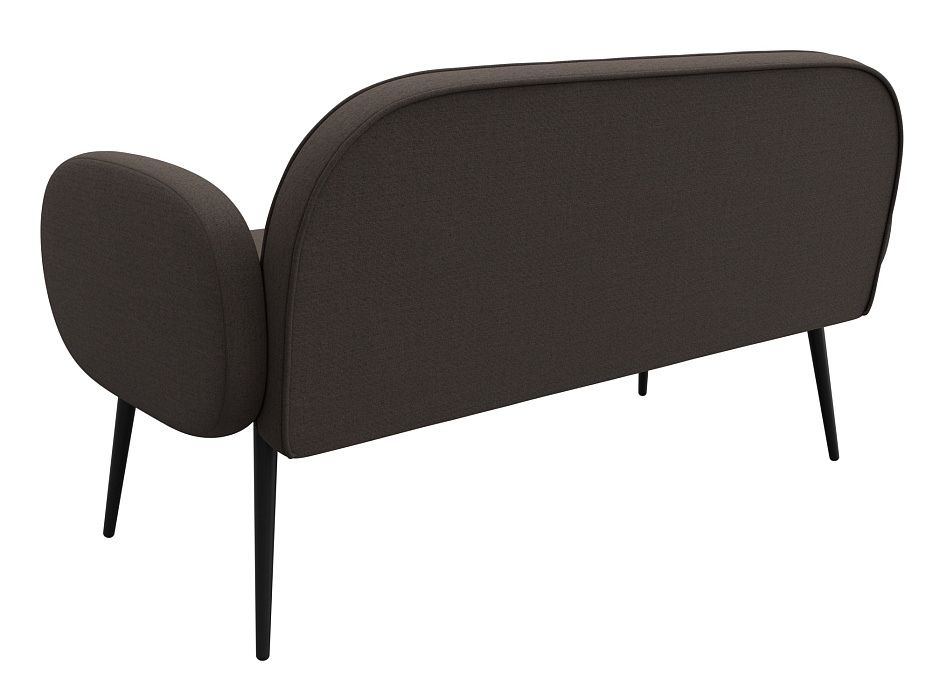 Диван прямой Лига-086 (рогожка амур 05 коричневый)