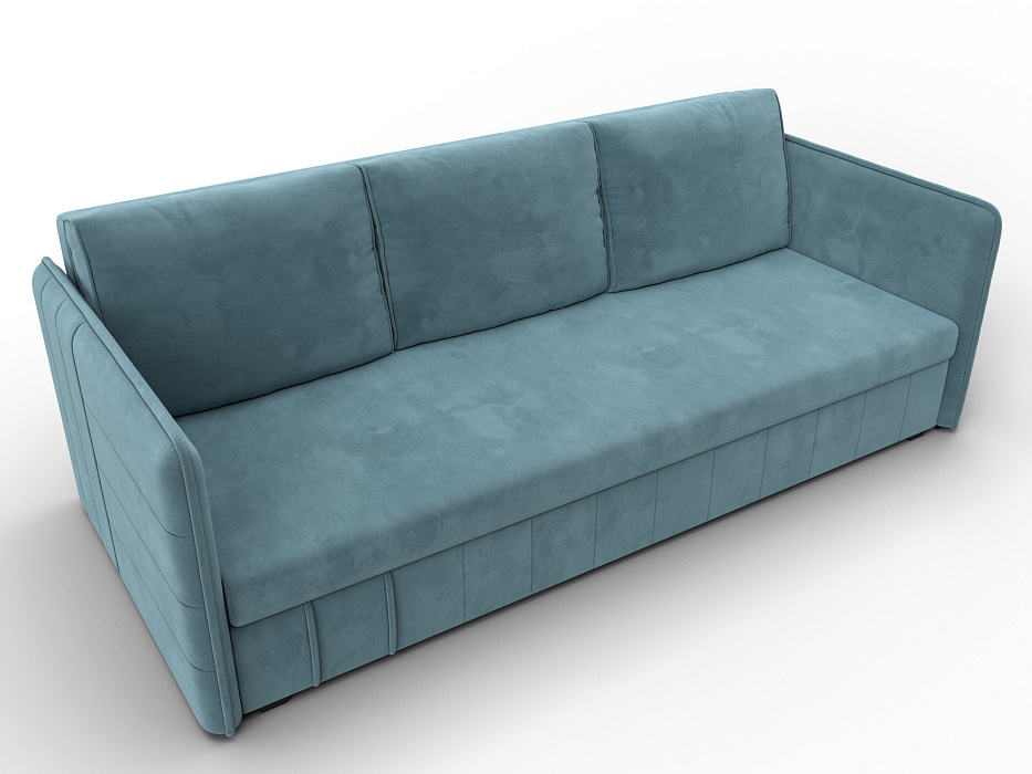 Диван прямой Слим (seven 113 бирюзовый)