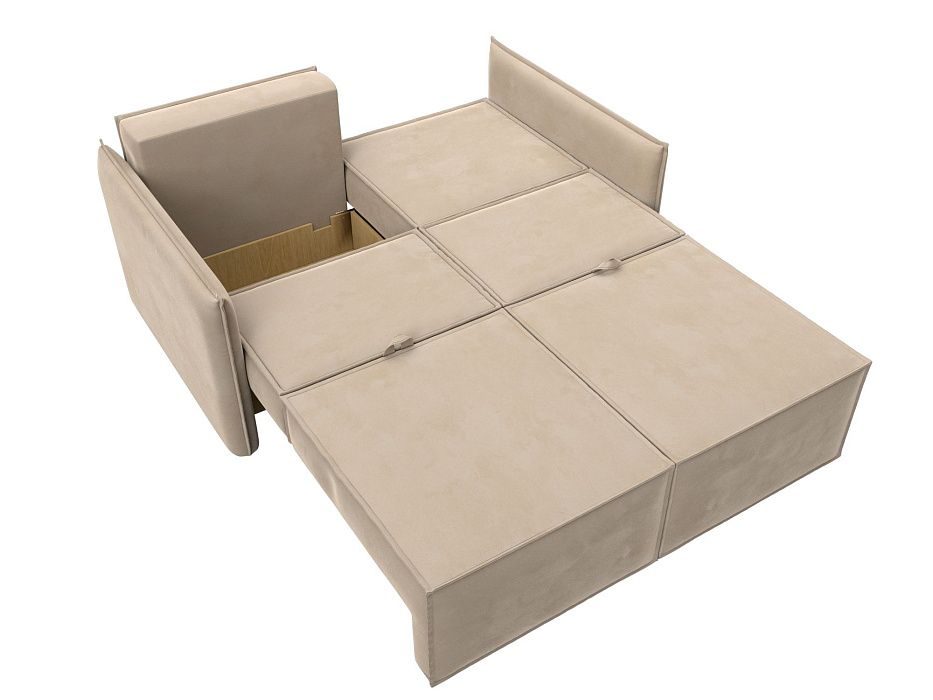 Диван прямой Либерти мини (seven 729 бежевый)