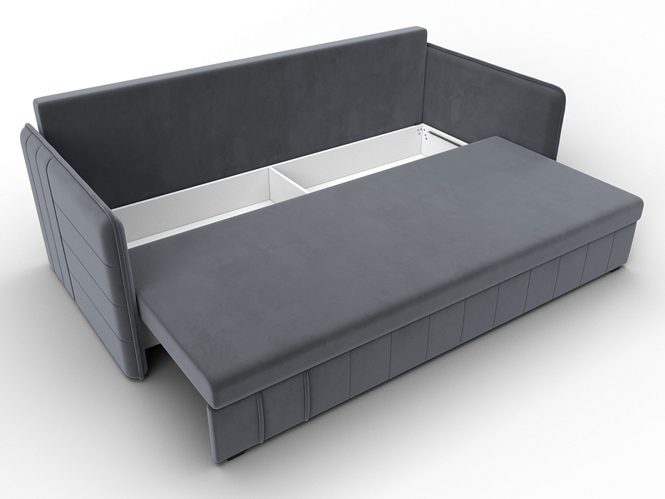 Диван прямой Слим (seven 17 серый)