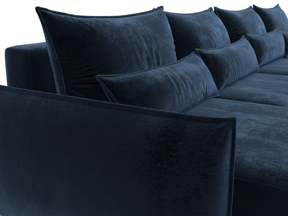 Диван П-образный Лига-051 НПБ Лонг (tower 13 синий)