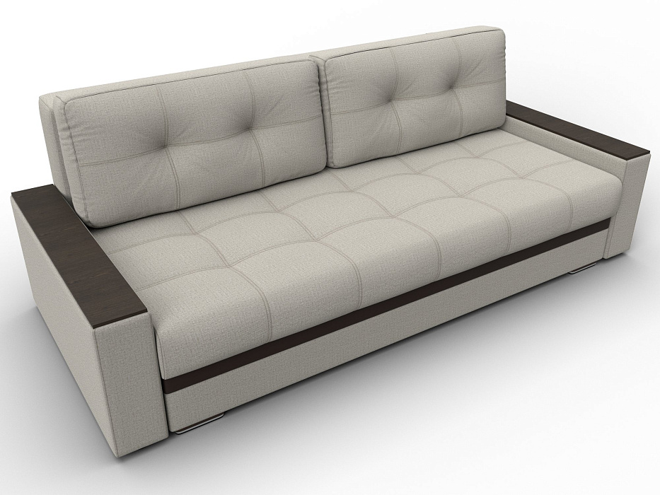 Диван прямой с декором Лига-096 НПБ фото в интернет-магазине Лига Диванов