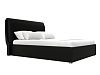 Интерьерная кровать Принцесса 160 (черный цвет)