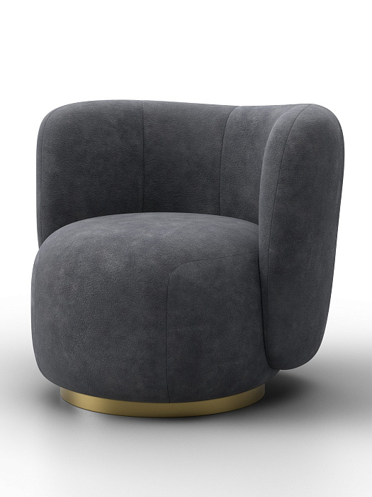 Кресло Лига-072 (brut 16 темно-серый)