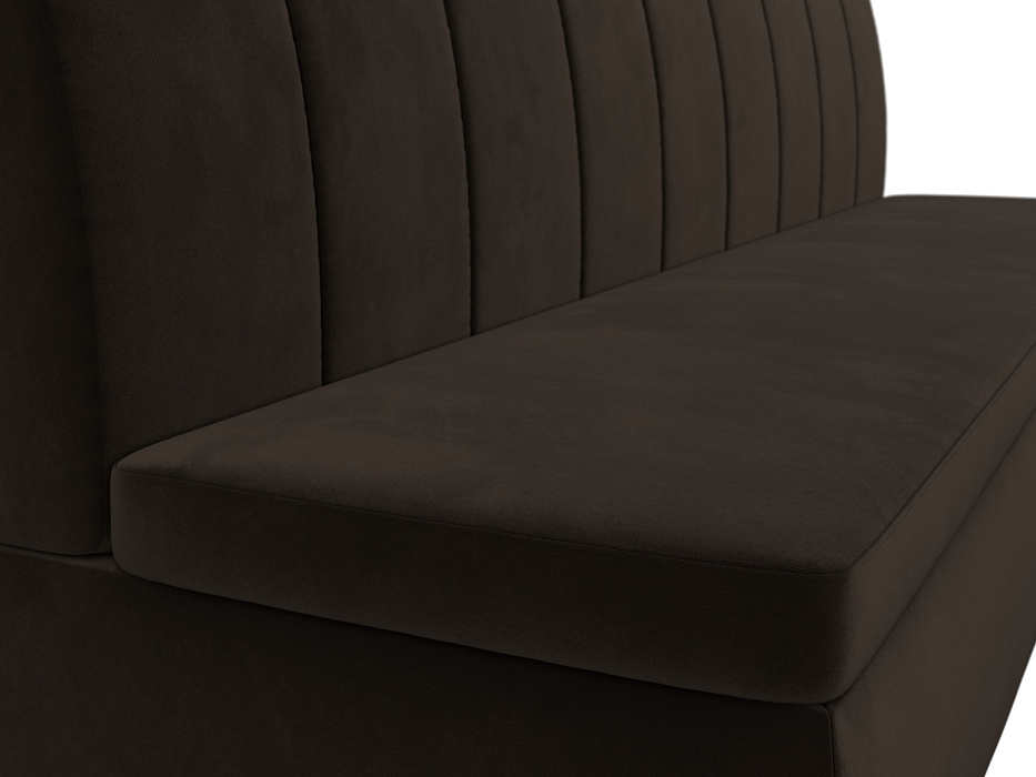 Диван кухонный прямой Кантри (коричневый)