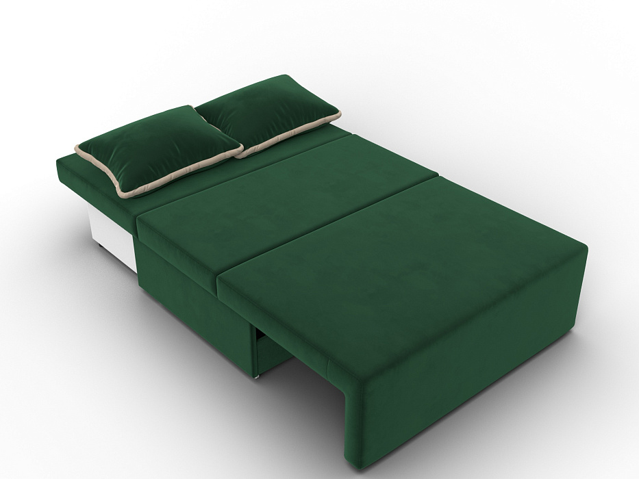 Диван прямой Лагуна (seven 626 зеленый;seven 729 бежевый)