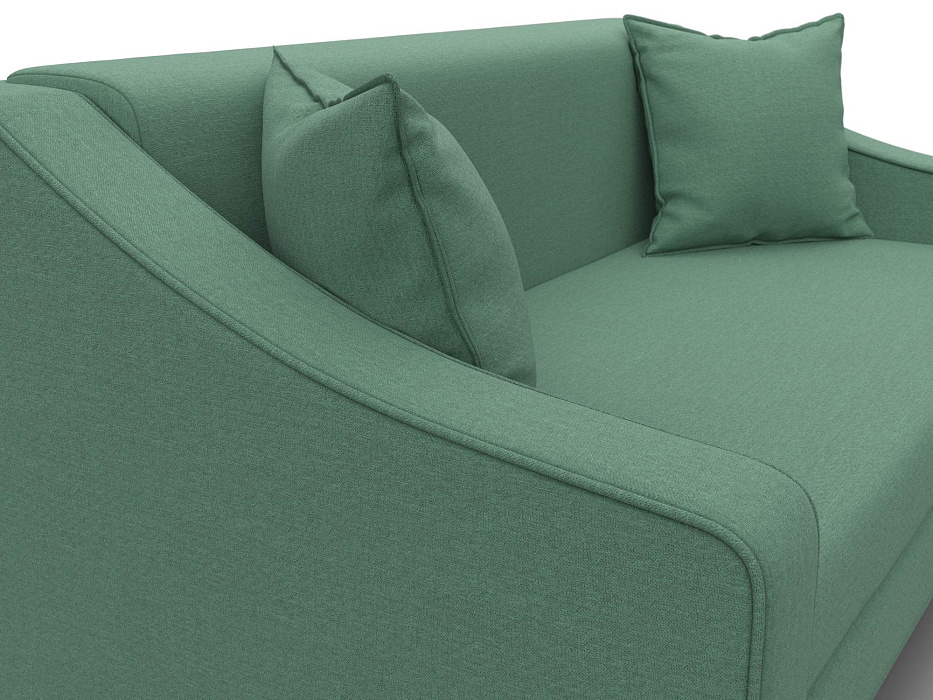 Диван прямой Лига-071 (амур 11 зеленый)