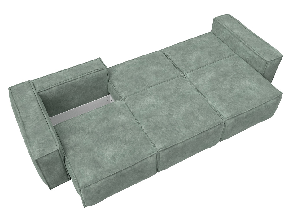 Диван прямой Лига-081 НПБ Лонг (brut 08 зеленый)