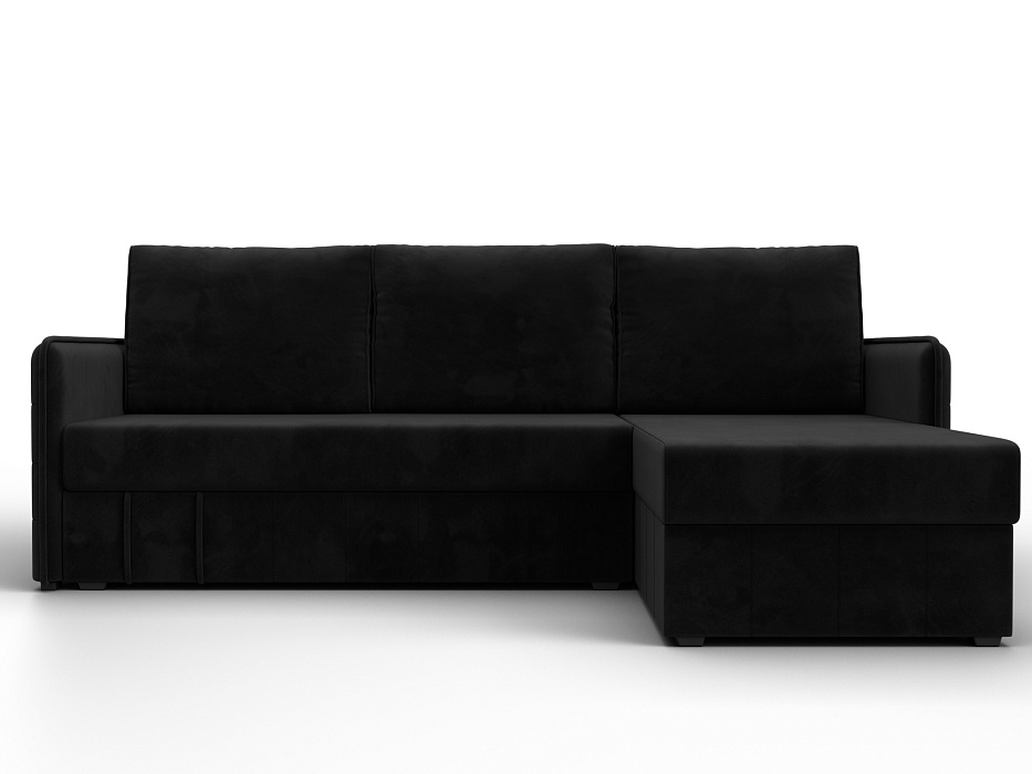 Диван угловой Слим угол универсальный (seven 35 черный)