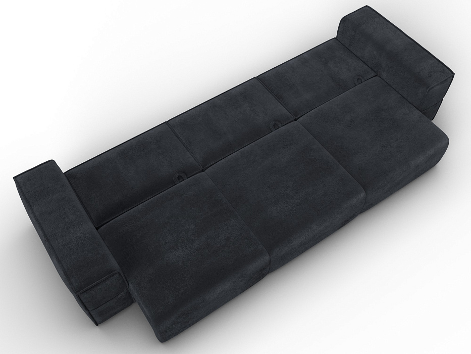 Диван прямой Лига-058 НПБ Лонг (tower 11 темно-серый)