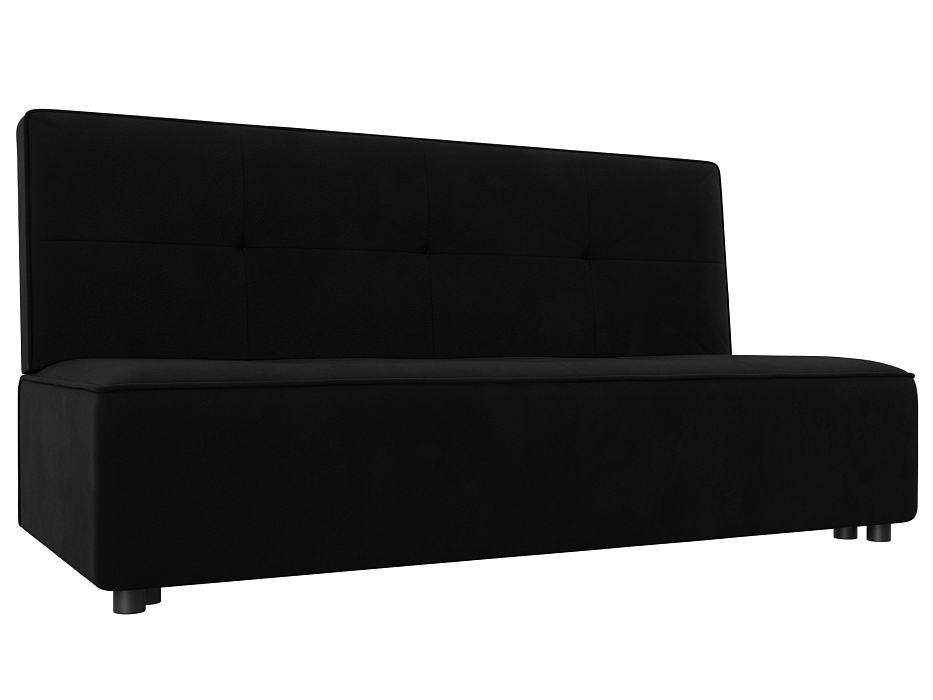 Прямой диван Зиммер (черный цвет)