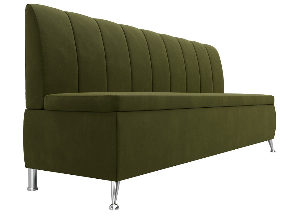 Диван кухонный прямой Кантри (зеленый)