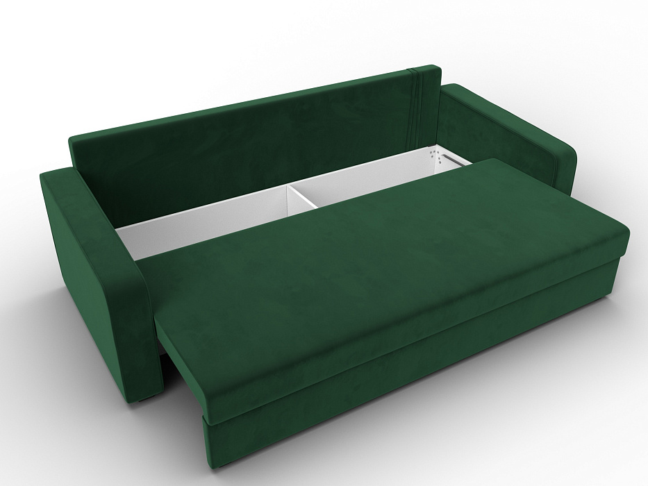 Диван прямой Лига-009 (seven 626 зеленый)