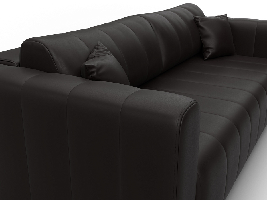 Диван прямой Лига-062 НПБ (grifon 12 коричневый)