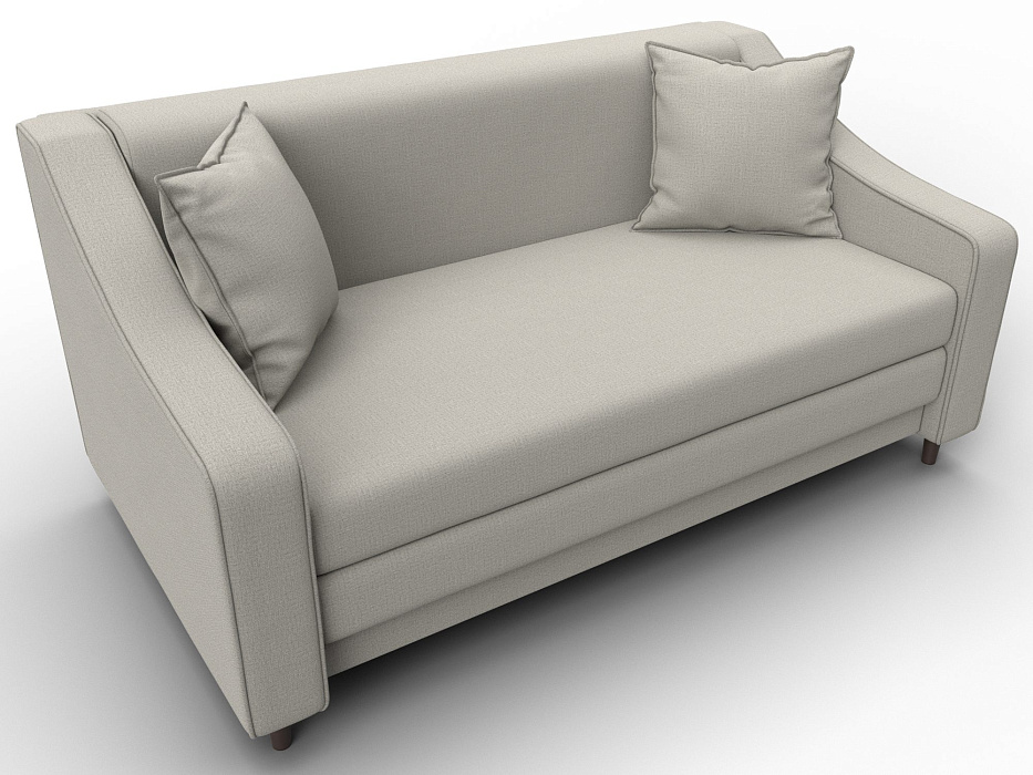 Диван прямой Лига-071 (амур 02 бежевый)