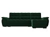 Угловой диван Нэстор правый угол (зеленый цвет)