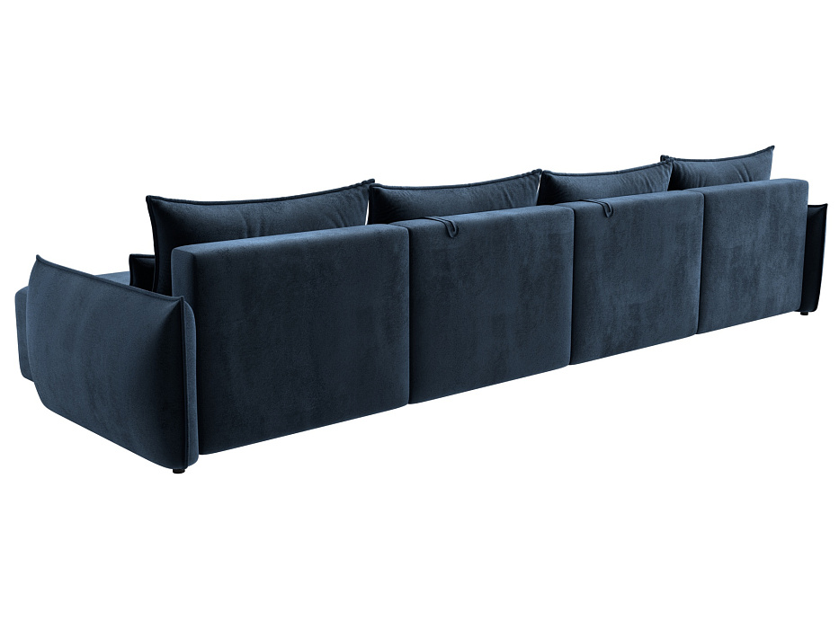 Диван П-образный Лига-051 НПБ Лонг (tower 13 синий)