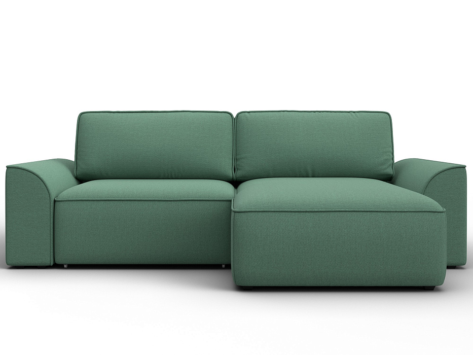 Диван угловой Лига-048 НПБ (амур 11 зеленый)