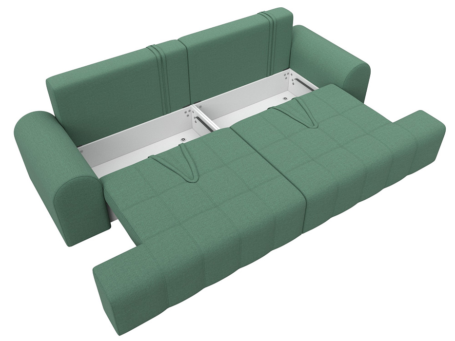 Диван прямой Лига-080 НПБ (амур 11 зеленый)