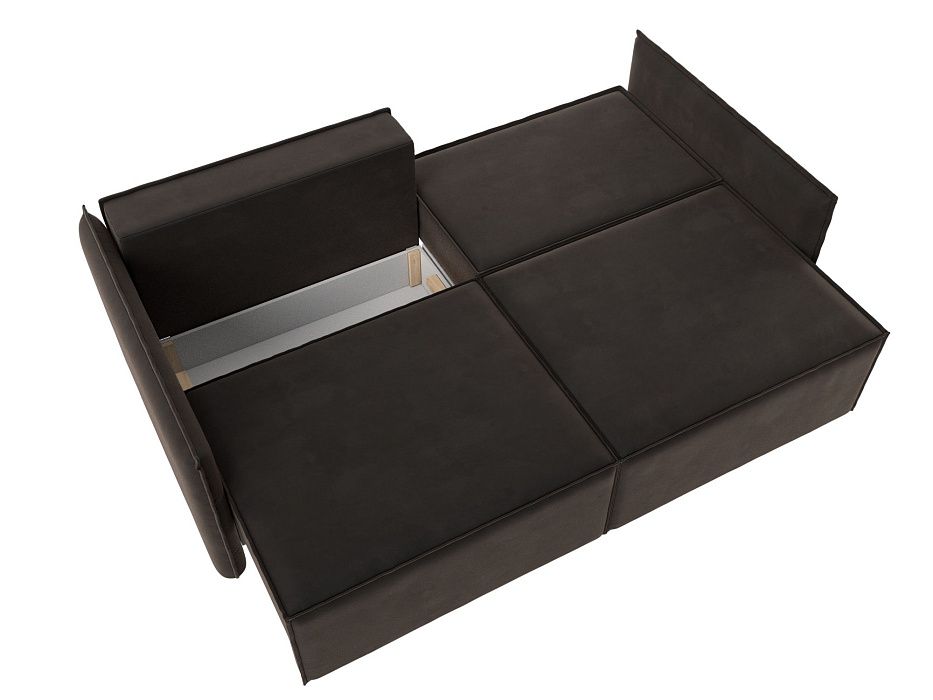 Диван прямой Либерти (seven 727 коричневый)