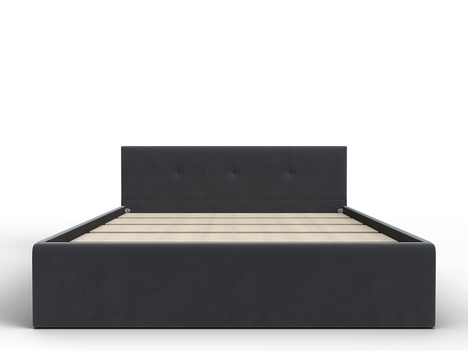 Кровать двухспальная Лига-127 (160) (seven 17 серый)