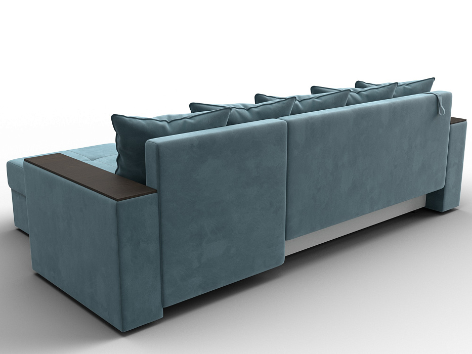 Диван угловой Дубай Лайт угол универсальный (seven 113 бирюзовый)