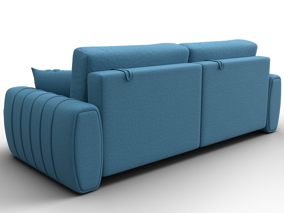 Диван прямой Лига-057 НПБ (амур 10 голубой)