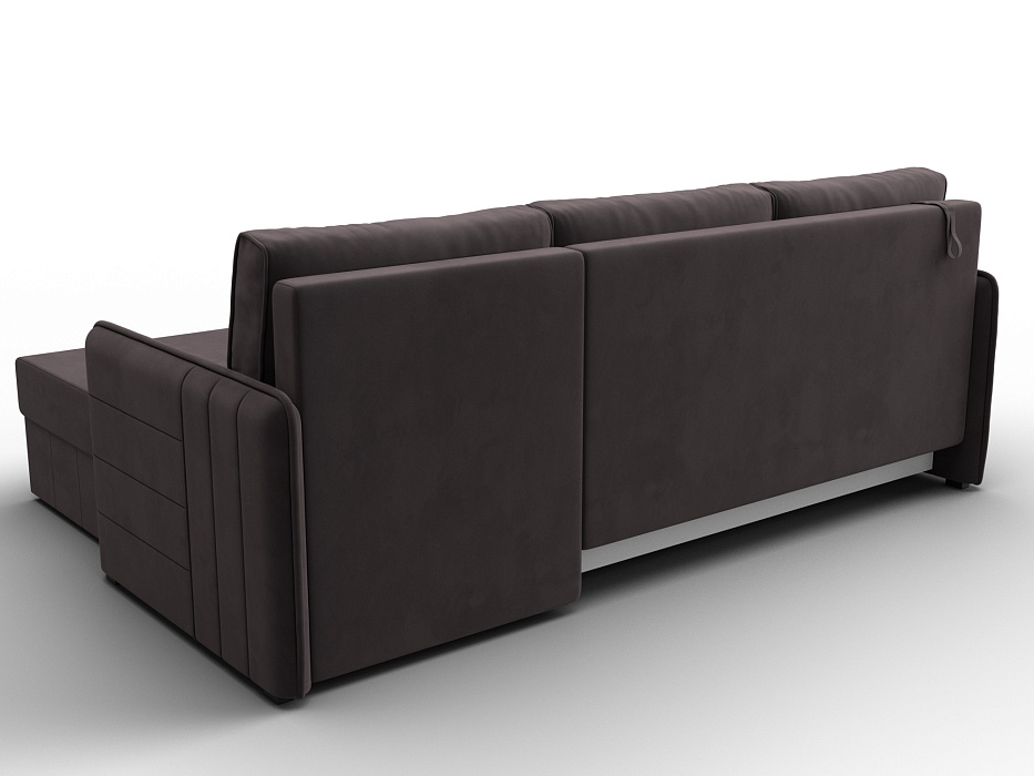 Диван угловой Слим угол универсальный (seven 727 коричневый)