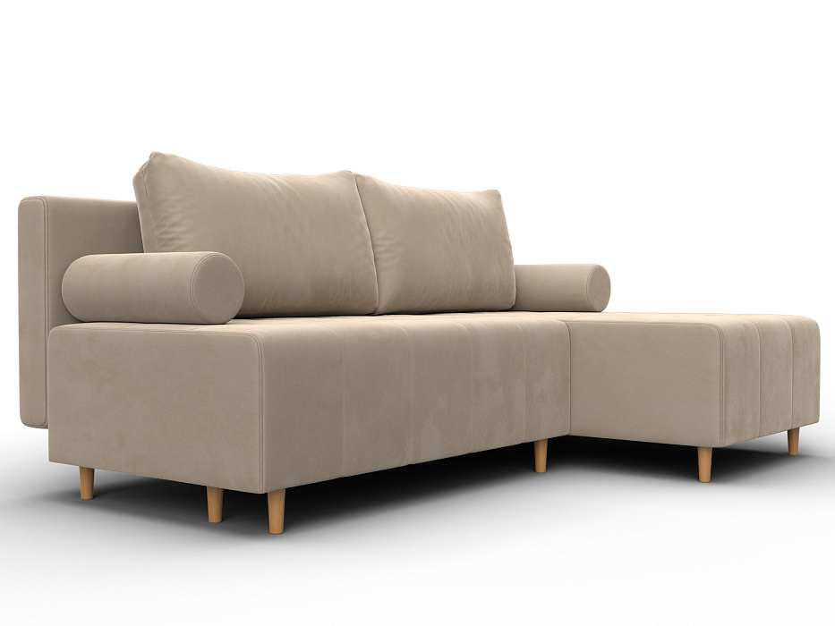 Диван угловой Лига-102 угол универсальный (seven 729 бежевый)