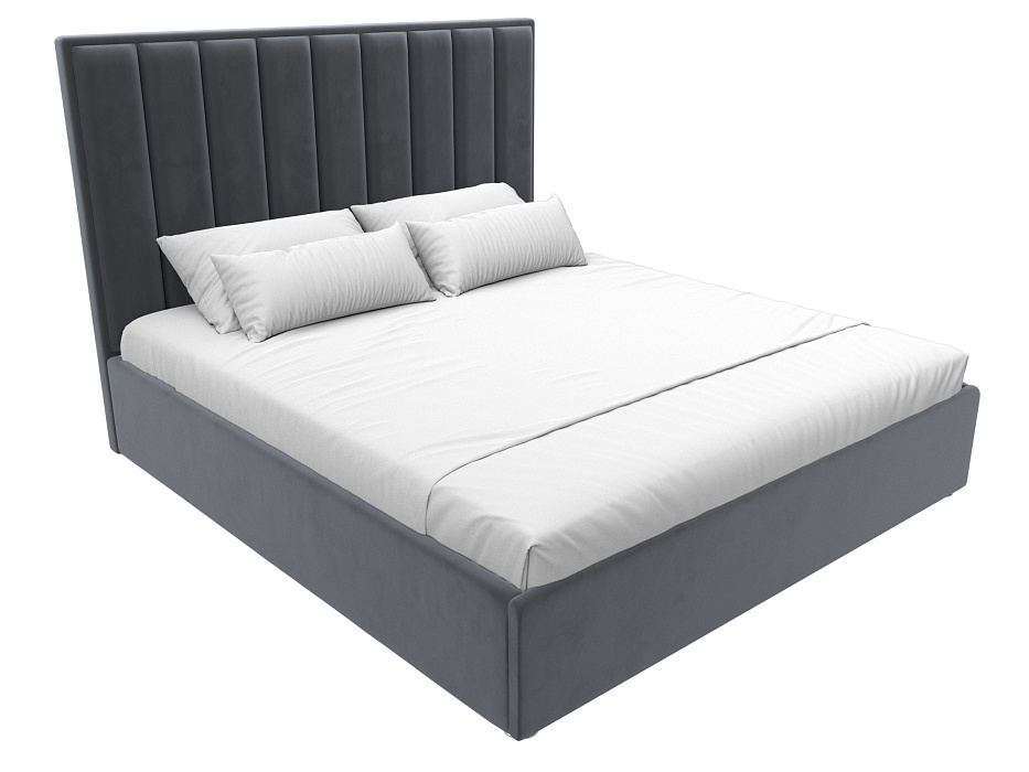 Кровать интерьерная Афродита 180 (seven 17 серый)