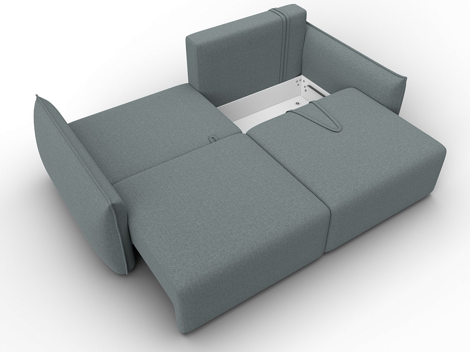 Диван прямой Лига-051 НПБ (амур 07 серый)